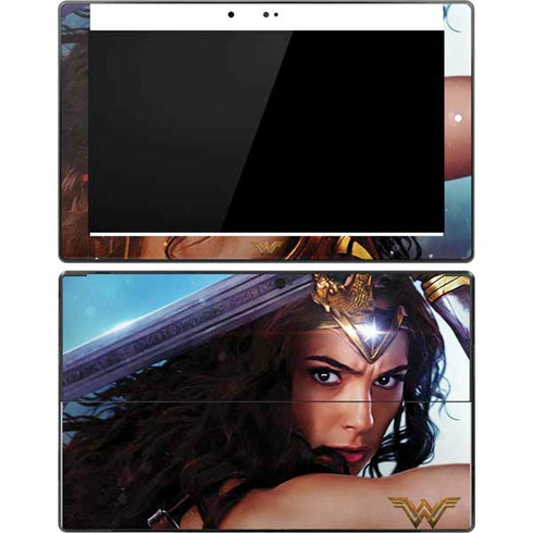 DC Comics Wonder Woman Battle Ready Poster Surface Pro Tablet Skin